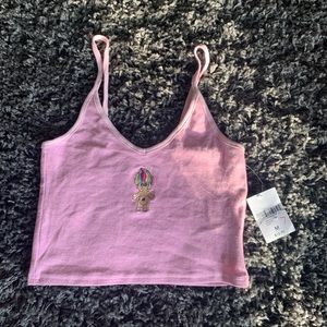 SOLD‼️‼️ TROLLS PINK CROP TOO TANK